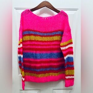 Brand new, never been worn! Bright and colorful sweater sz M